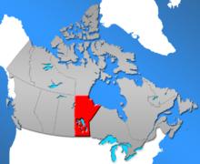 曼尼托巴省在加拿大的的地理位置