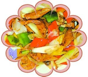 椒蔥炒鹵大腸 椒蔥炒鹵大腸