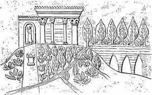 亞述人描繪的空中花園