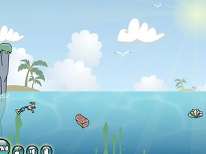 呆仔跳海撈寶 呆仔跳海撈寶