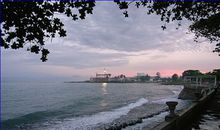 首都聖多美海濱風光。