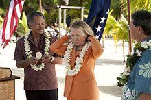 亨利&middot;普納總理與時任美國國務卿希拉蕊&middot;柯林頓