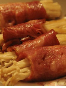 培根金針菇卷 培根金針菇卷