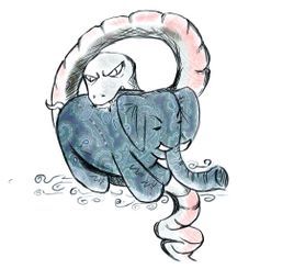 貪心不足蛇吞象 貪心不足蛇吞象