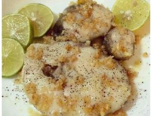 蒜香煎鱈魚 蒜香煎鱈魚