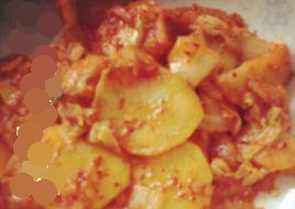 辣白菜土豆片 辣白菜土豆片