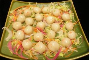 四色墨魚丸 四色墨魚丸