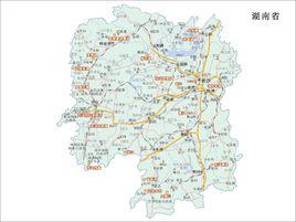 湖南省交通圖 湖南省交通圖