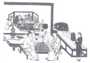 （圖）五代畫家周文矩《重屏會棋圖》