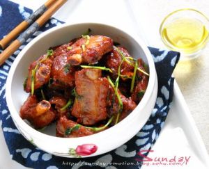 豆苗排骨 豆苗排骨