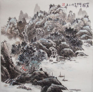 倪彩鳳國畫作品