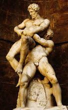 赫拉克勒斯舉起安泰俄斯