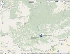 巴澤雷克墓冢位置