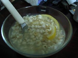 車前蠶砂薏米粥