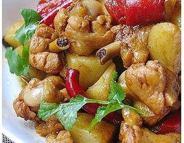 土豆香菇炒雞翅根 土豆香菇炒雞翅根