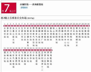 青島公交西7路 青島公交西7路