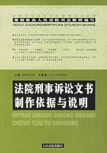 刑事訴訟法及司法解釋條文釋義