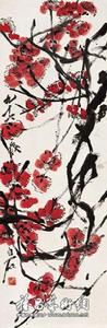 齊白石杏花圖