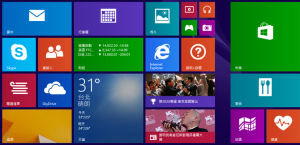 Windows 8.1開始螢幕截圖