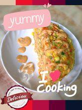 千層蔬菜雞蛋餅