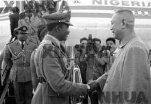 雅庫布&middot;戈翁將軍和夫人到達北京