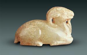 漢黃玉臥羊 漢黃玉臥羊