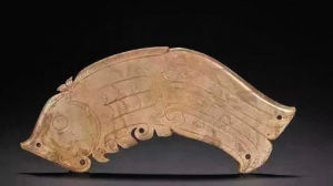 商晚期魚形玉飾 商晚期魚形玉飾