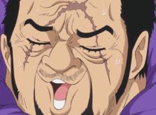 路飛說不討厭藤虎時，藤虎的表情