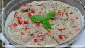 奶油杏仁蘑菇雞 奶油杏仁蘑菇雞