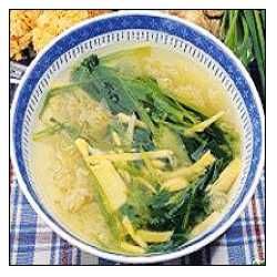 菠菜銀耳湯 菠菜銀耳湯