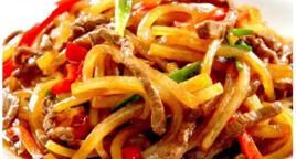蘿蔔絲炒牛肉 蘿蔔絲炒牛肉