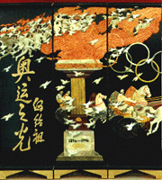 （圖）彩石雕刻鑲嵌連屏