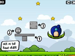 線上玩小黃球回家上學小遊戲