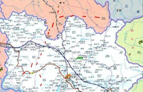 西老爺嶺位置走向圖