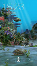 3D水族館設為鎖屏