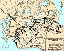 1939年12月30日蘇聯部隊的分布