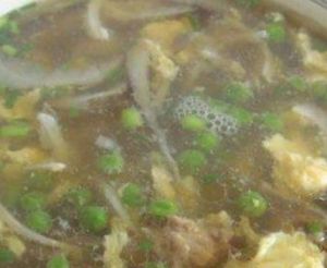 肉片荷蘭豆湯 肉片荷蘭豆湯