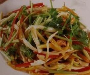 欖菜金針豆腐 欖菜金針豆腐