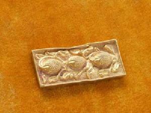 荔枝紋金牌飾 荔枝紋金牌飾