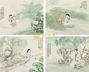 仕女消閒圖 仕女消閒圖