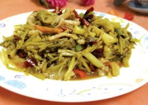 炒雪菜肉絲 炒雪菜肉絲