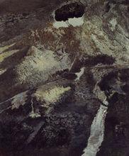 趙文華〈山水〉布面油畫