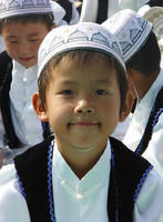 中國回族穆斯林少年