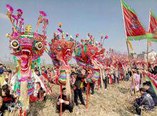 湖北孝感楊店龍燈