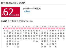 新鄉公交K62路 新鄉公交K62路