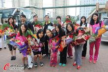 天津女排奪冠凱旋