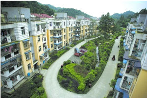 都江堰市向峨鄉村民集中居住的社區