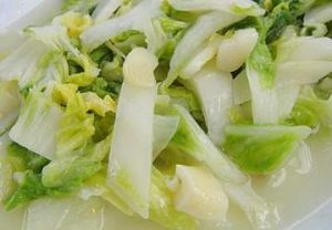清炒白菜片 清炒白菜片