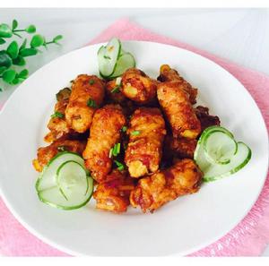 裡脊黃瓜梅花盞 裡脊黃瓜梅花盞