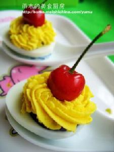 櫻桃紫薯雞蛋 櫻桃紫薯雞蛋